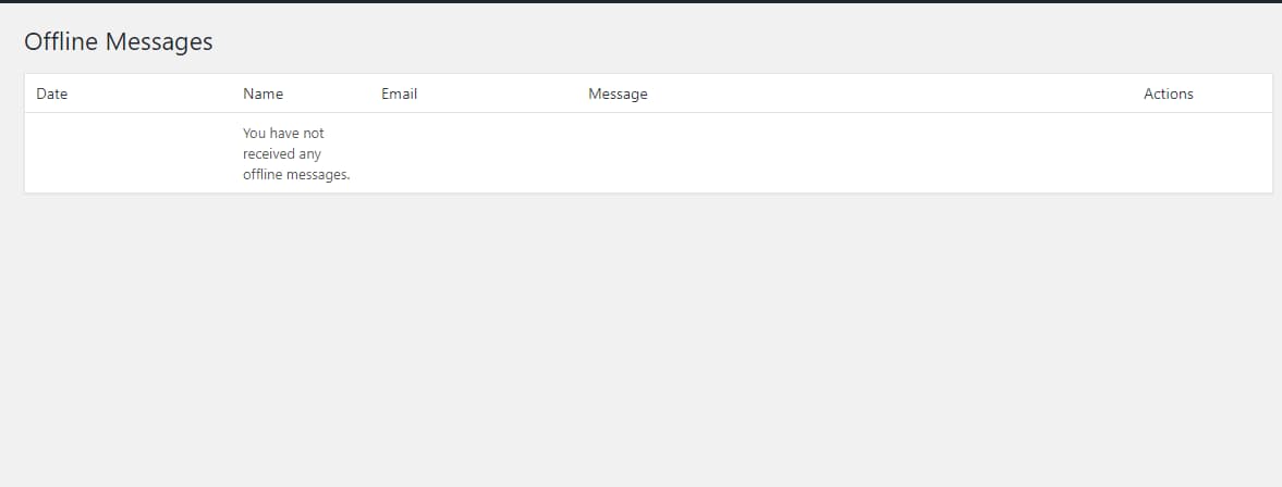 Offline Messages