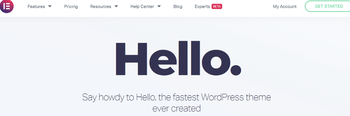 Elementor theme Hello Elementor theme Hello