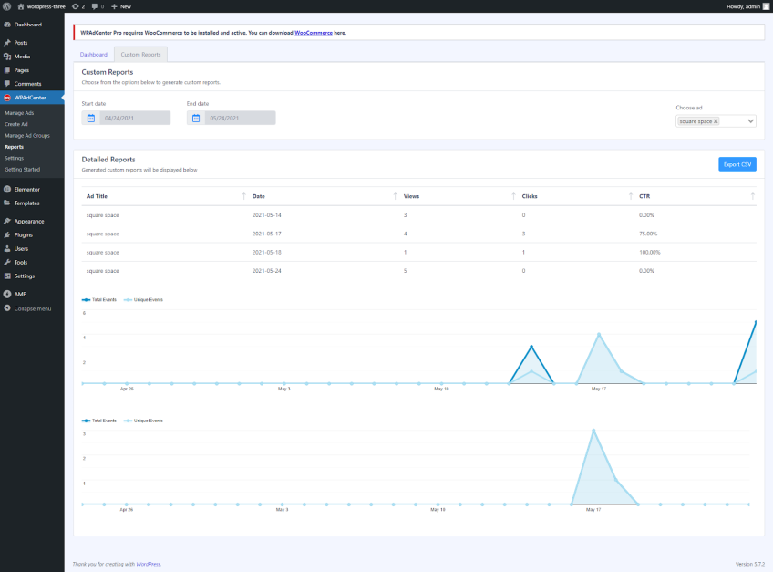 Custom Reports