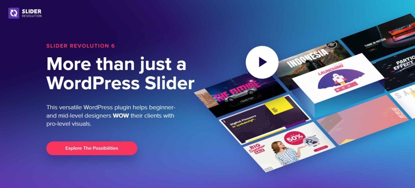 Slider Revolution Responsive WordPress Plugin