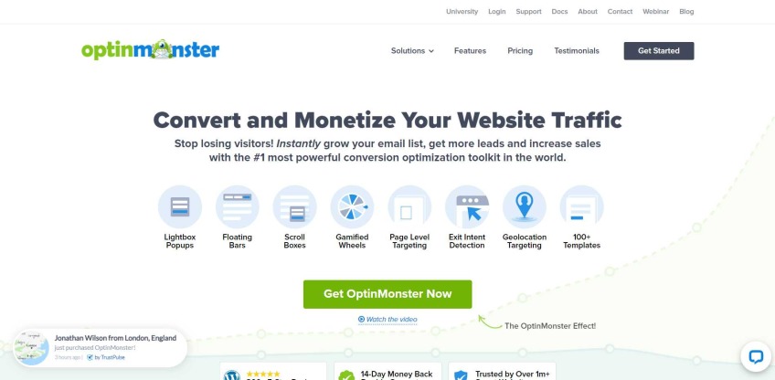 OptinMonster - Most Powerful Lead Generation Software for Marketers