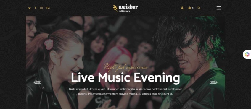 Weisber – Craft Beer & Brewery WordPress Theme