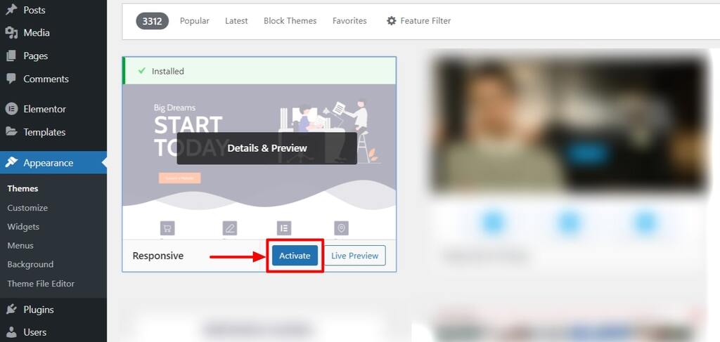 Activate Plugin