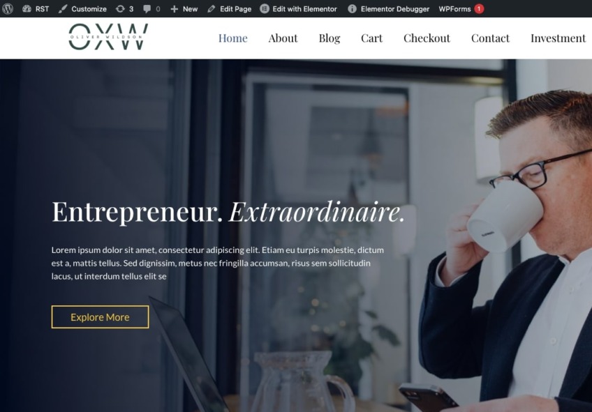 Entrepreneur Template