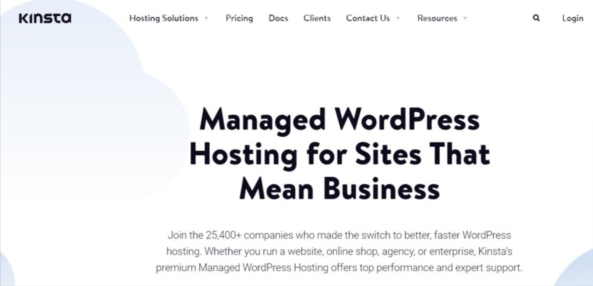 kinsta hosting