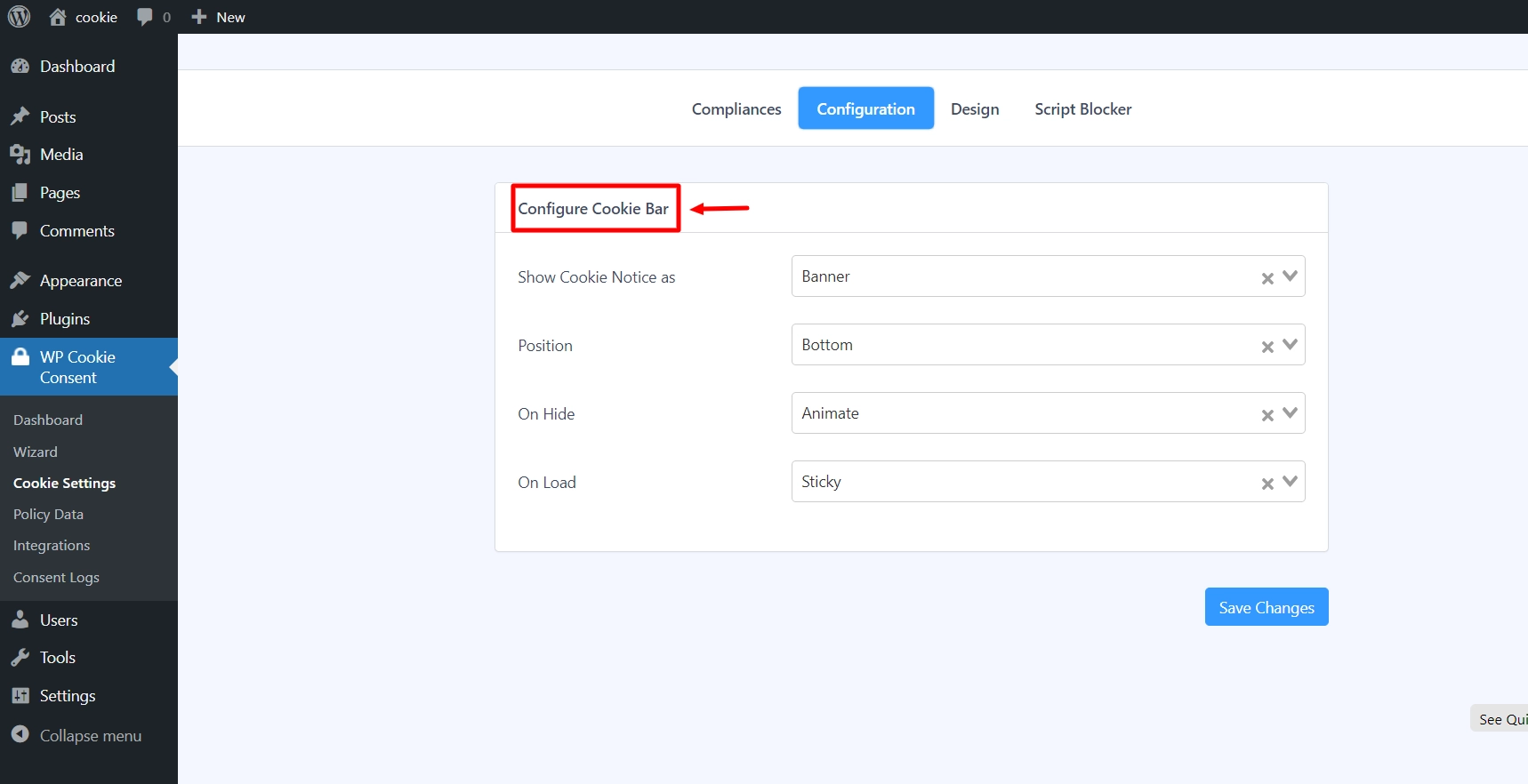 Configuration Settings
