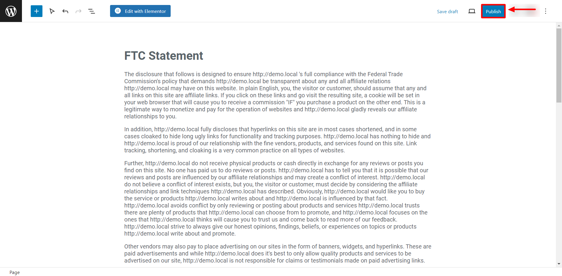 WP Legal Pages for Creating FTC Affiliate Disclosure: Easy Method