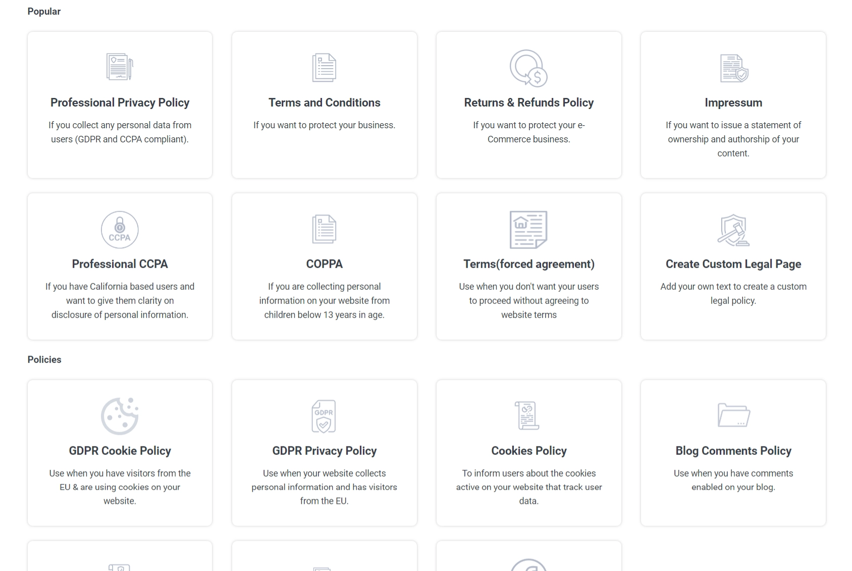 WP Legal Pages Pro