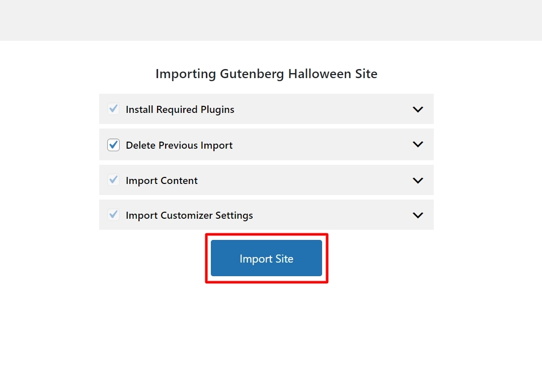Import site