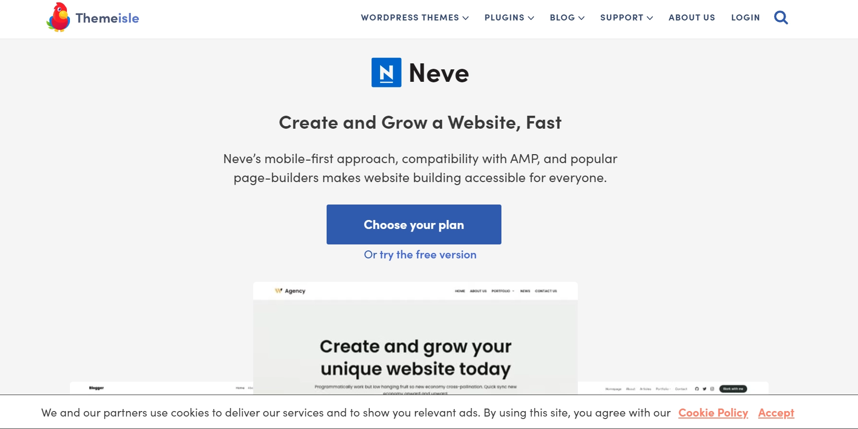 Neve Theme
