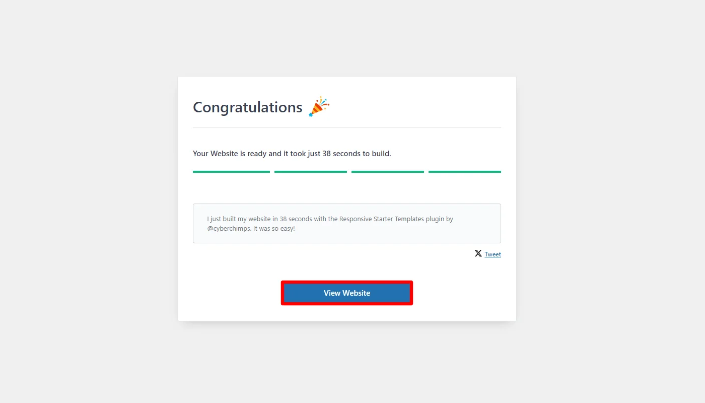 Viewing website
