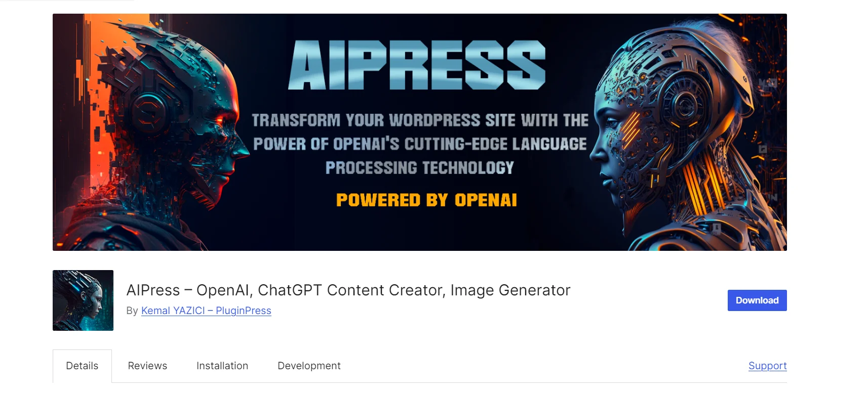AIPress- ChatGPT WordPress Plugins