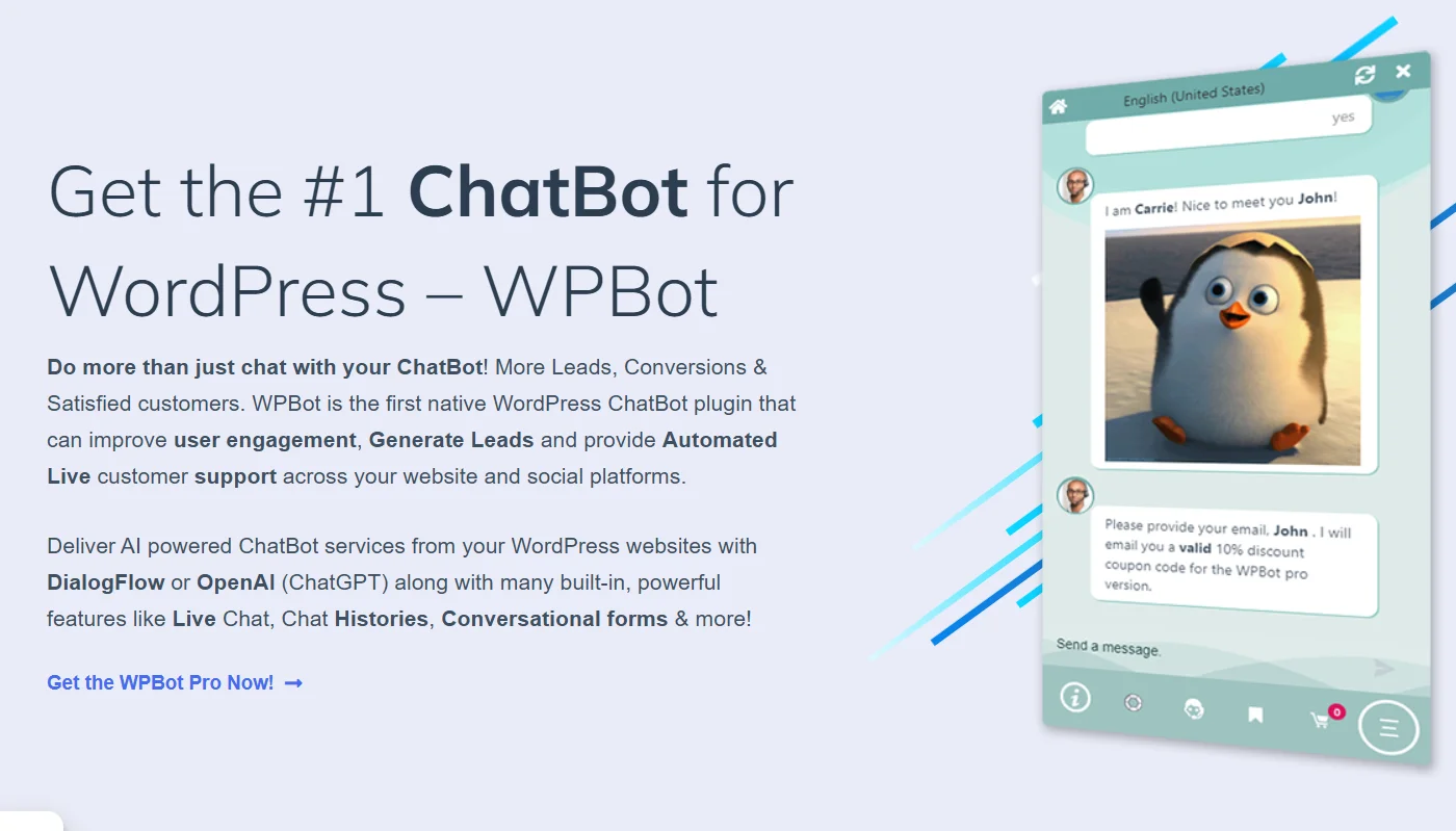 WPBot plugin