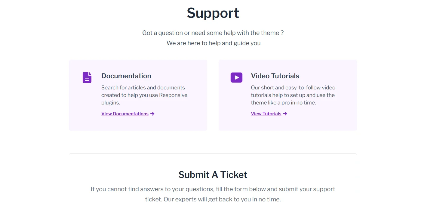 RAE support